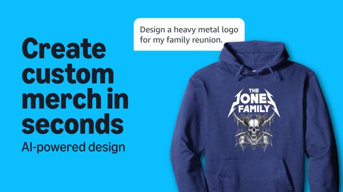 Amazon Launches AI-Powered Tool for Designing Custom Merchandise