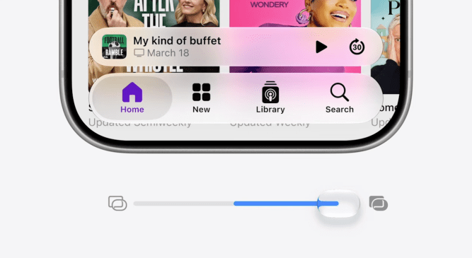 Apple tweaks its controversial Liquid Glass design