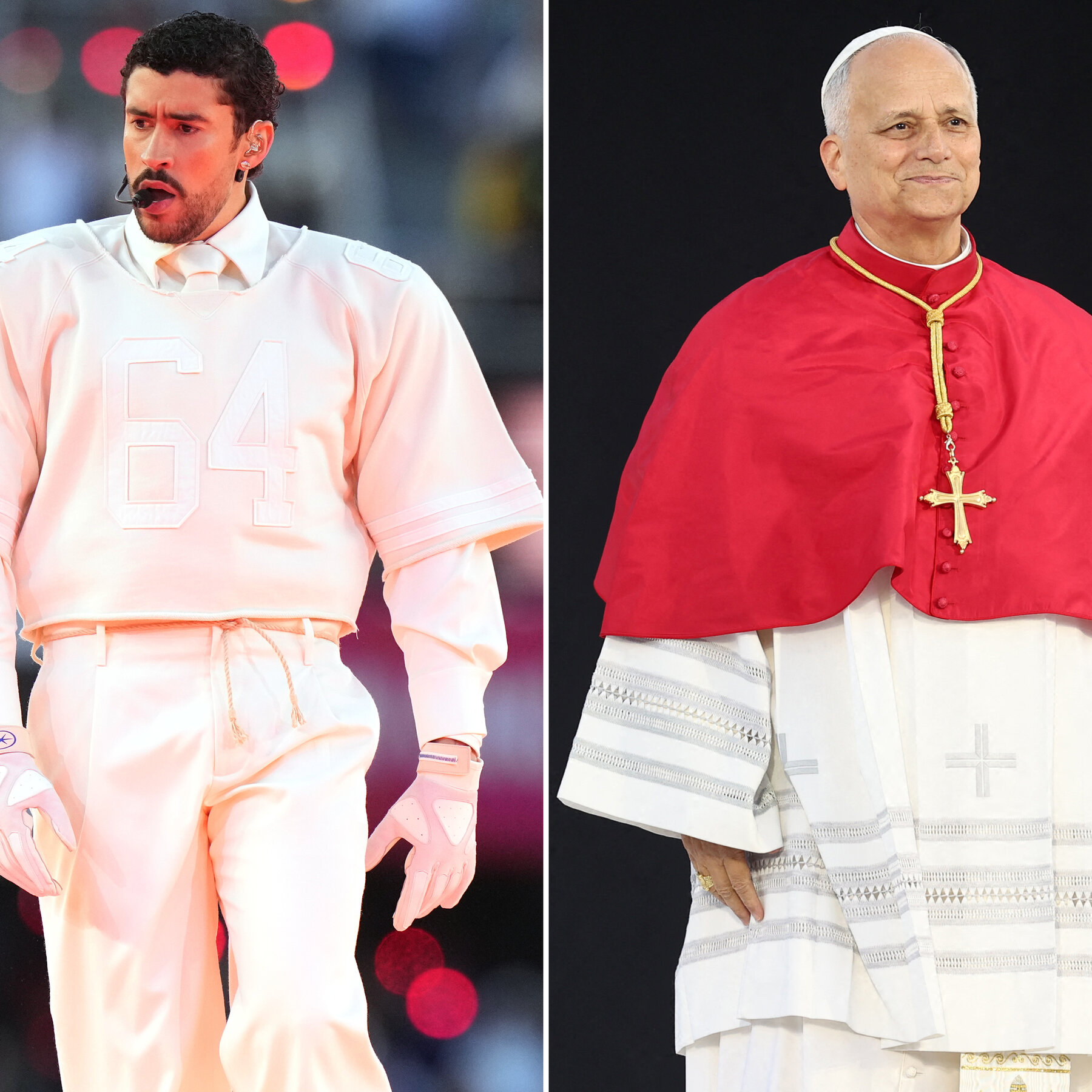 Pope Leo and Bad Bunny Cross Paths in Spain, No Photos Released