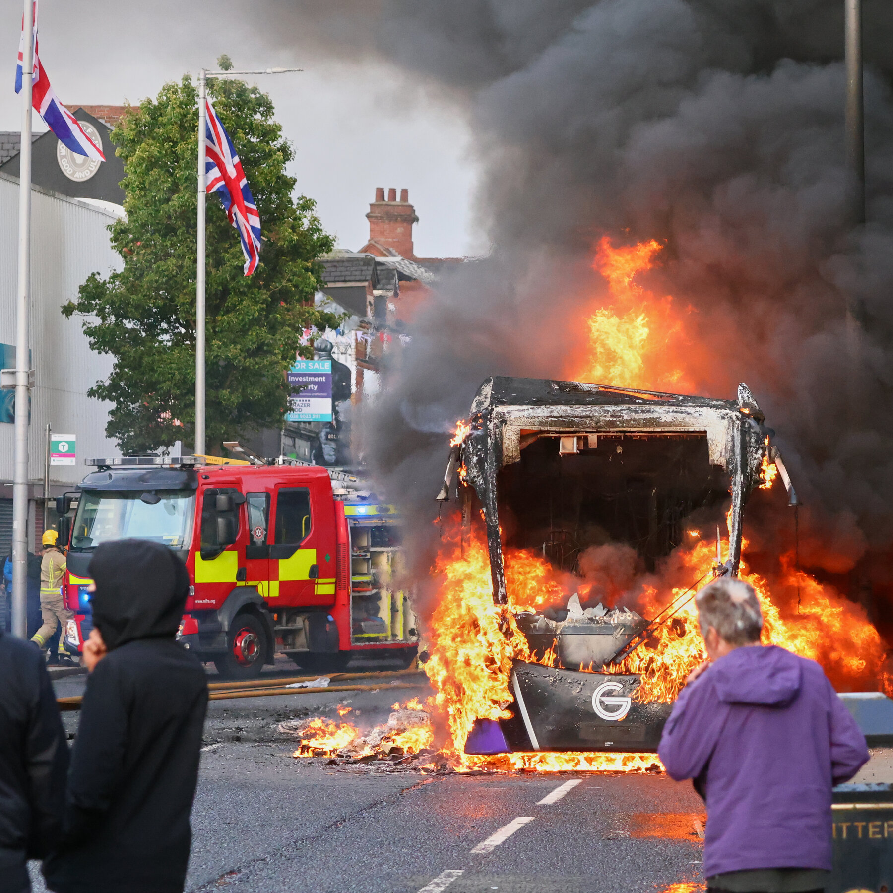Stabbing Attack Triggers Night of Violence and Displacement in Northern Ireland