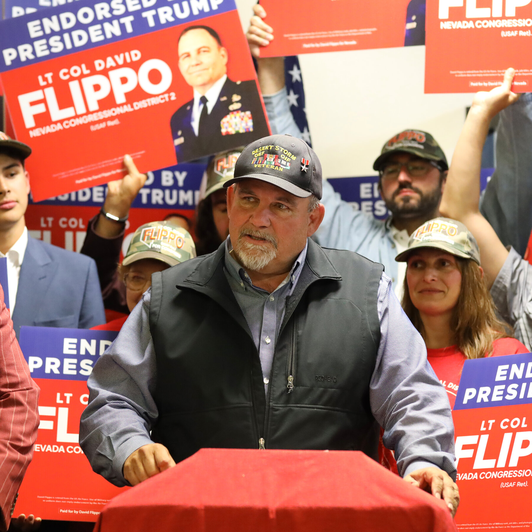 Trump-Backed Veteran David Flippo Wins Nevada GOP Primary