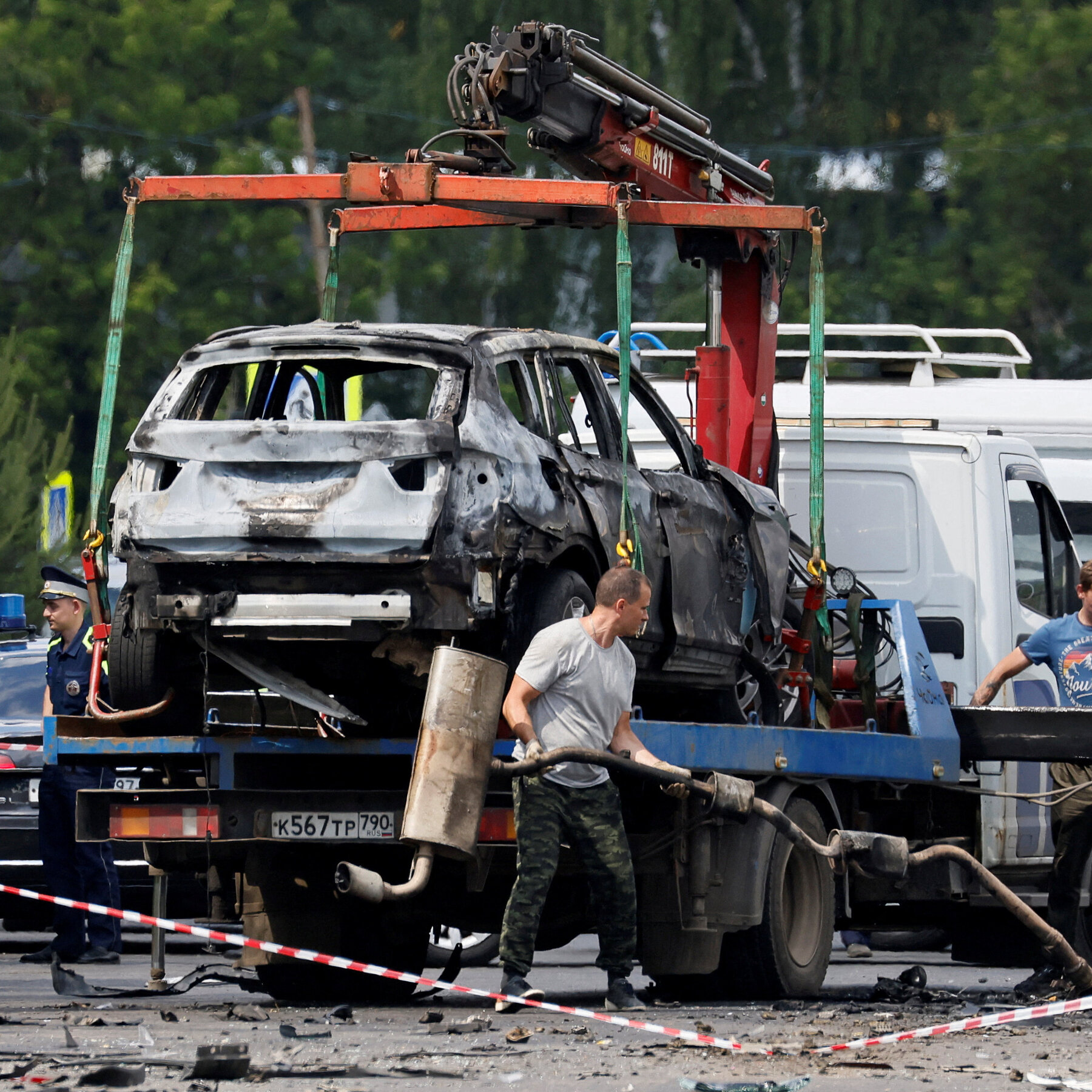 Russian Military Official Dies in Car Explosion Near Moscow