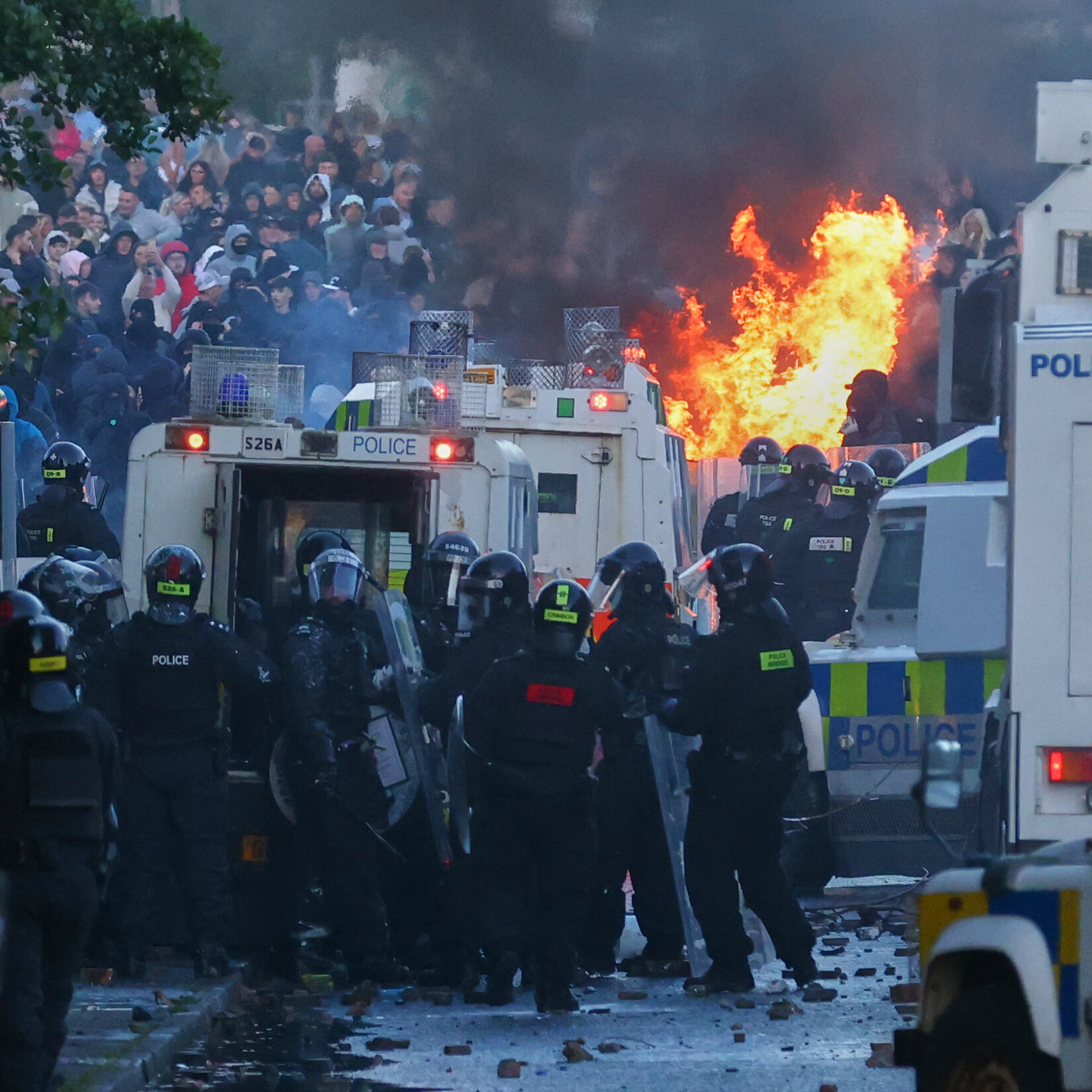 Anti-immigrant riots in Belfast spark fear after stabbing attack
