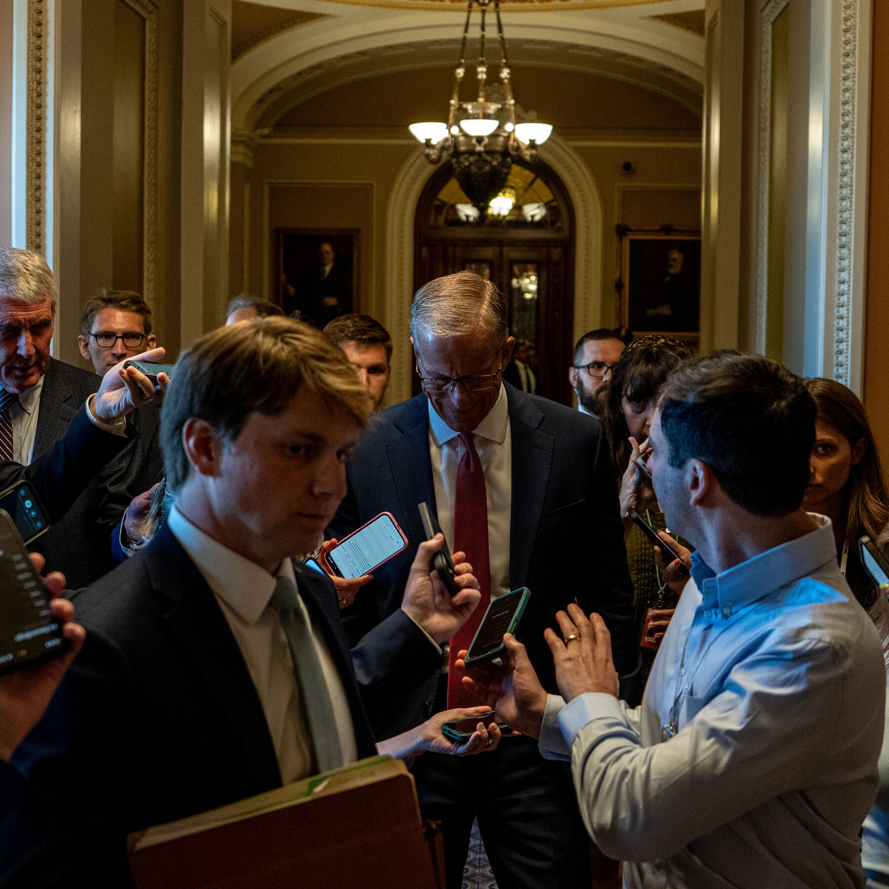 Trump Clashes with Senate Majority Leader Thune, Disrupts Intelligence Nominee Hearing and Calls for Filibuster End