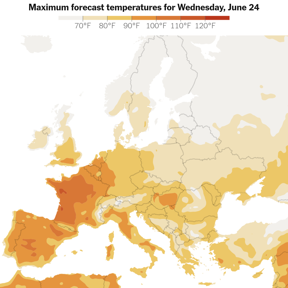 Western Europe Endures Record Heat as Nations Issue Urgent Warnings