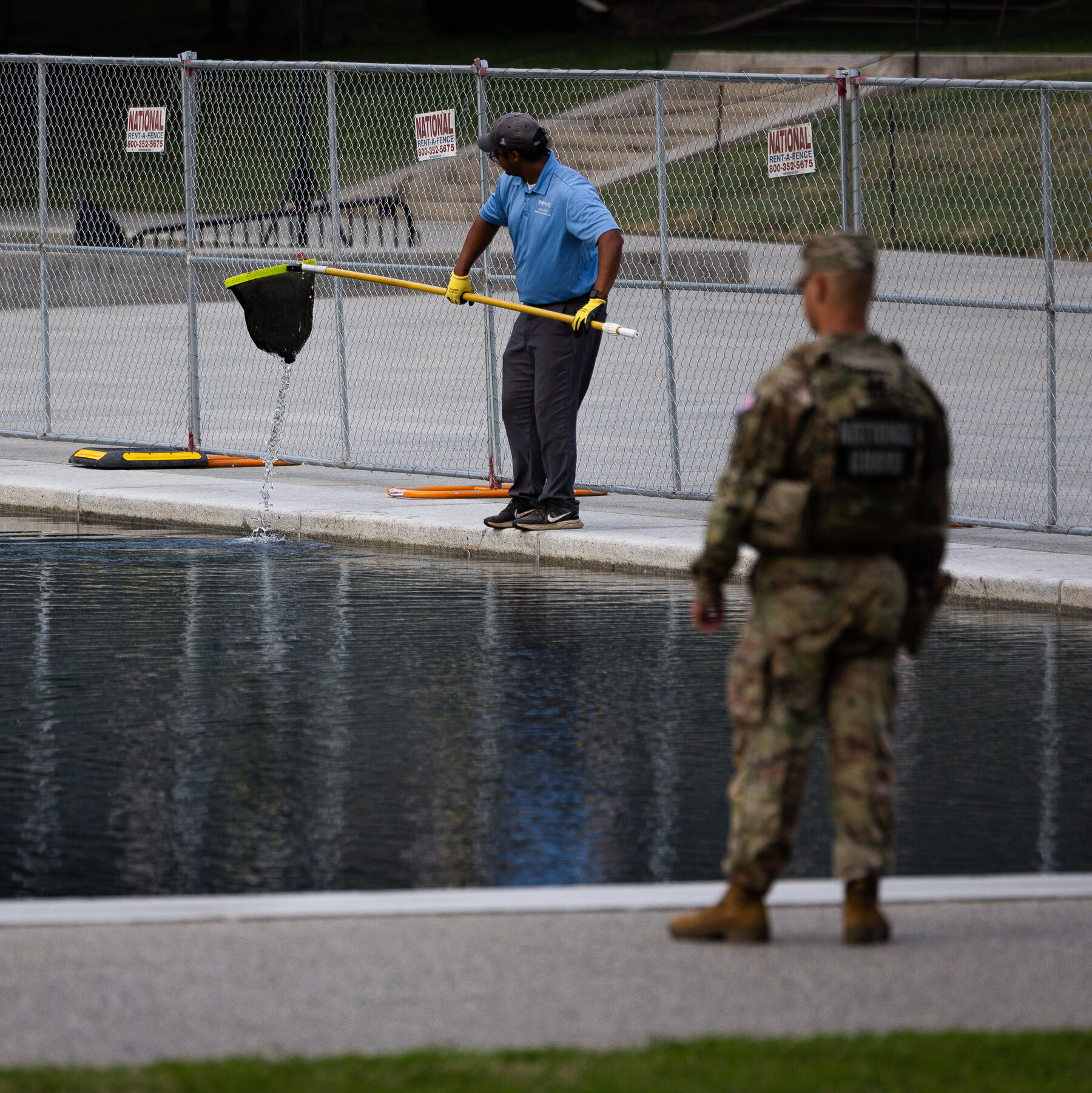 Trump alleges vandalism at Lincoln Memorial Reflecting Pool, but evidence lacking