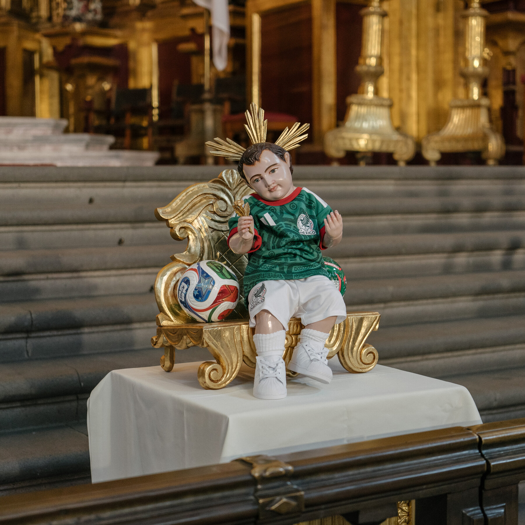 Mexico’s Unofficial ‘12th Man’ – a Baby Jesus Statue – Boosts World Cup Luck