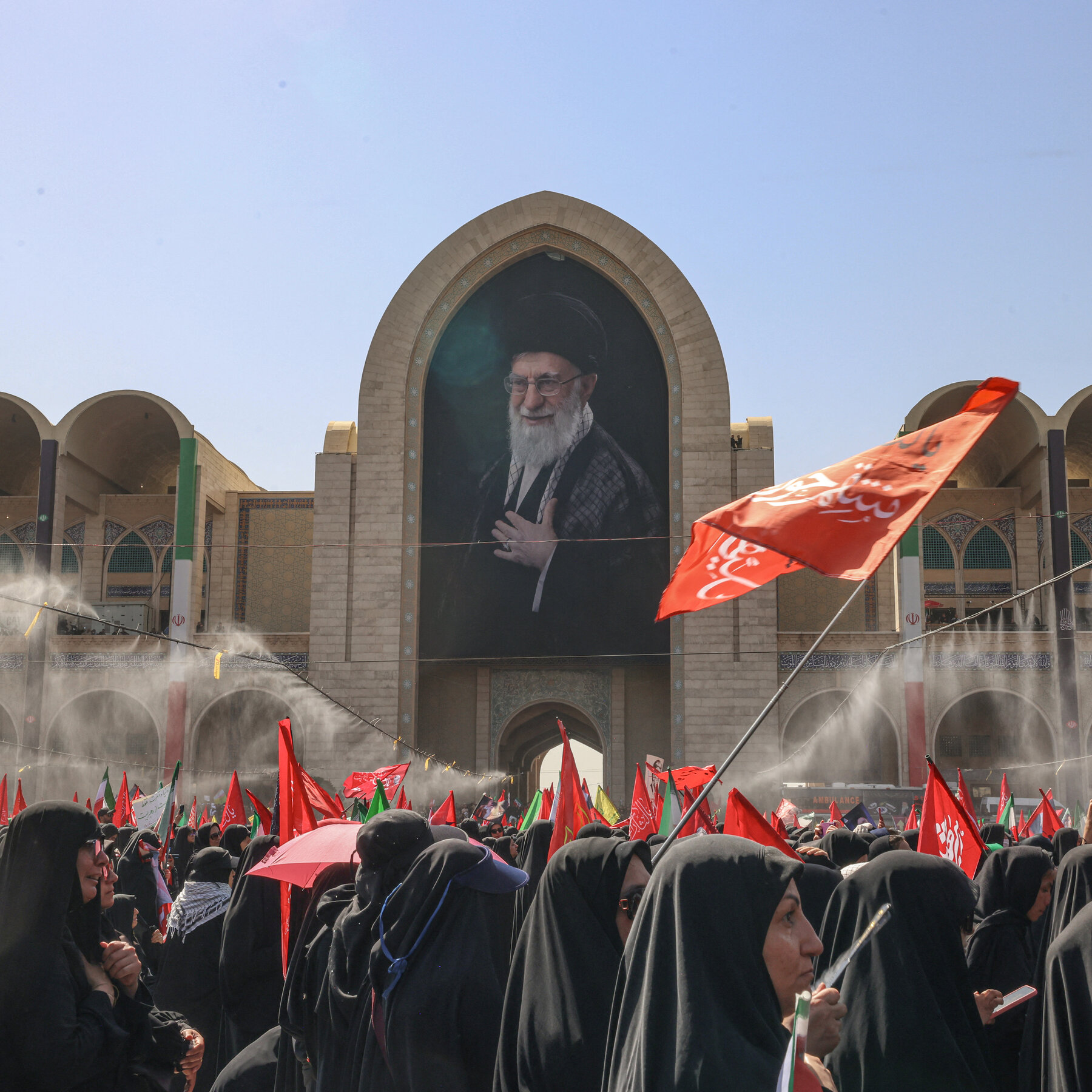 Mourners Chant ‘Revenge’ at Funeral Prayers for Iran’s Slain Supreme Leader