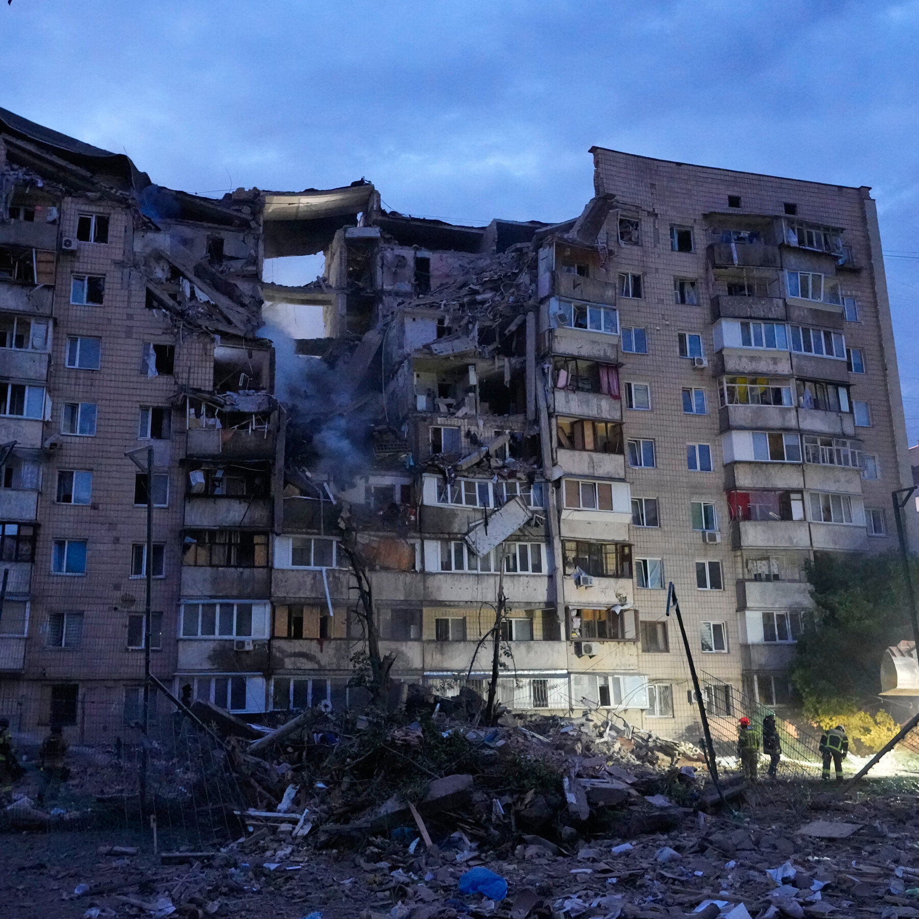 Russian missile attack kills at least seven in Kyiv on eve of NATO summit
