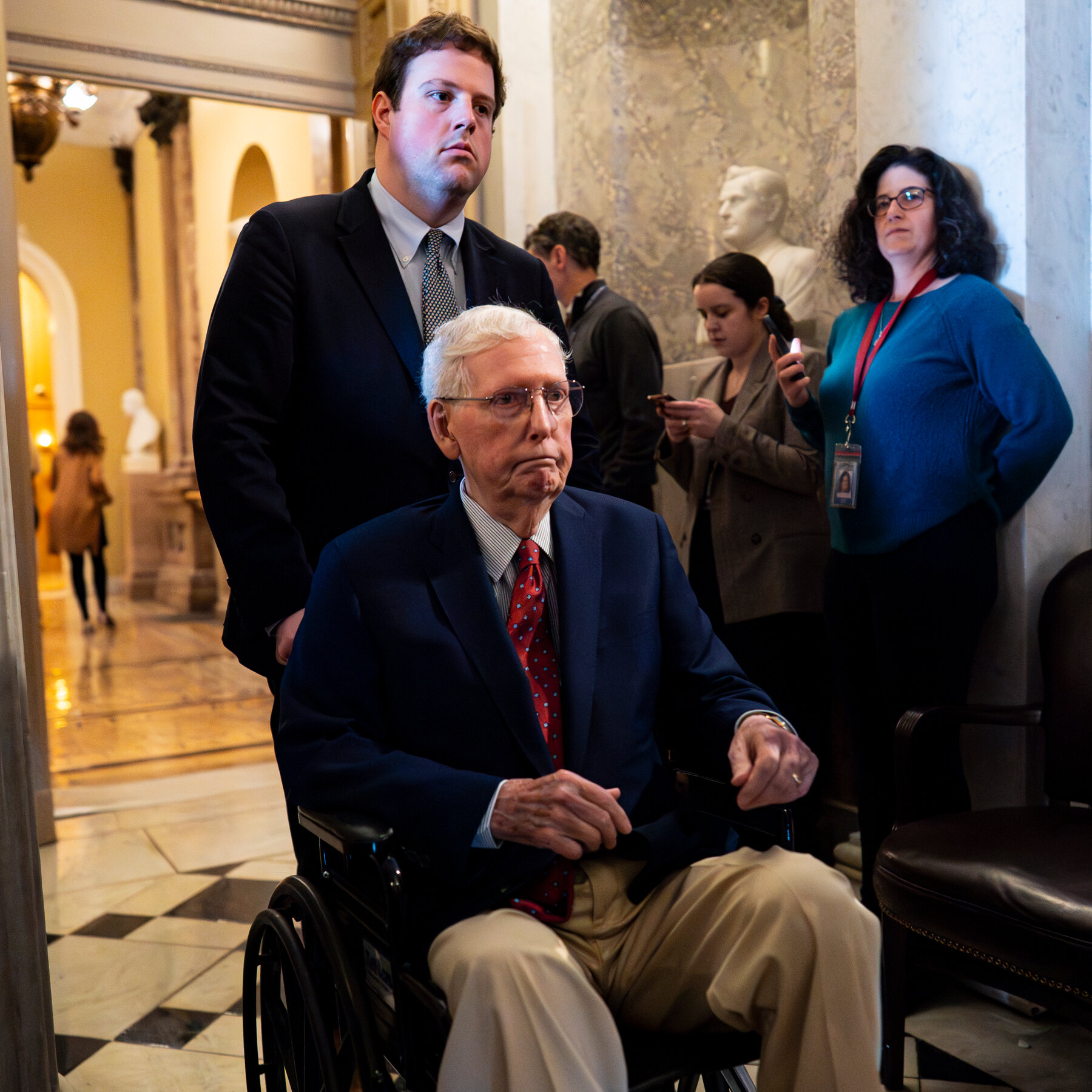 Top GOP Senators Claim Ongoing Phone Contact with Hospitalized Mitch McConnell