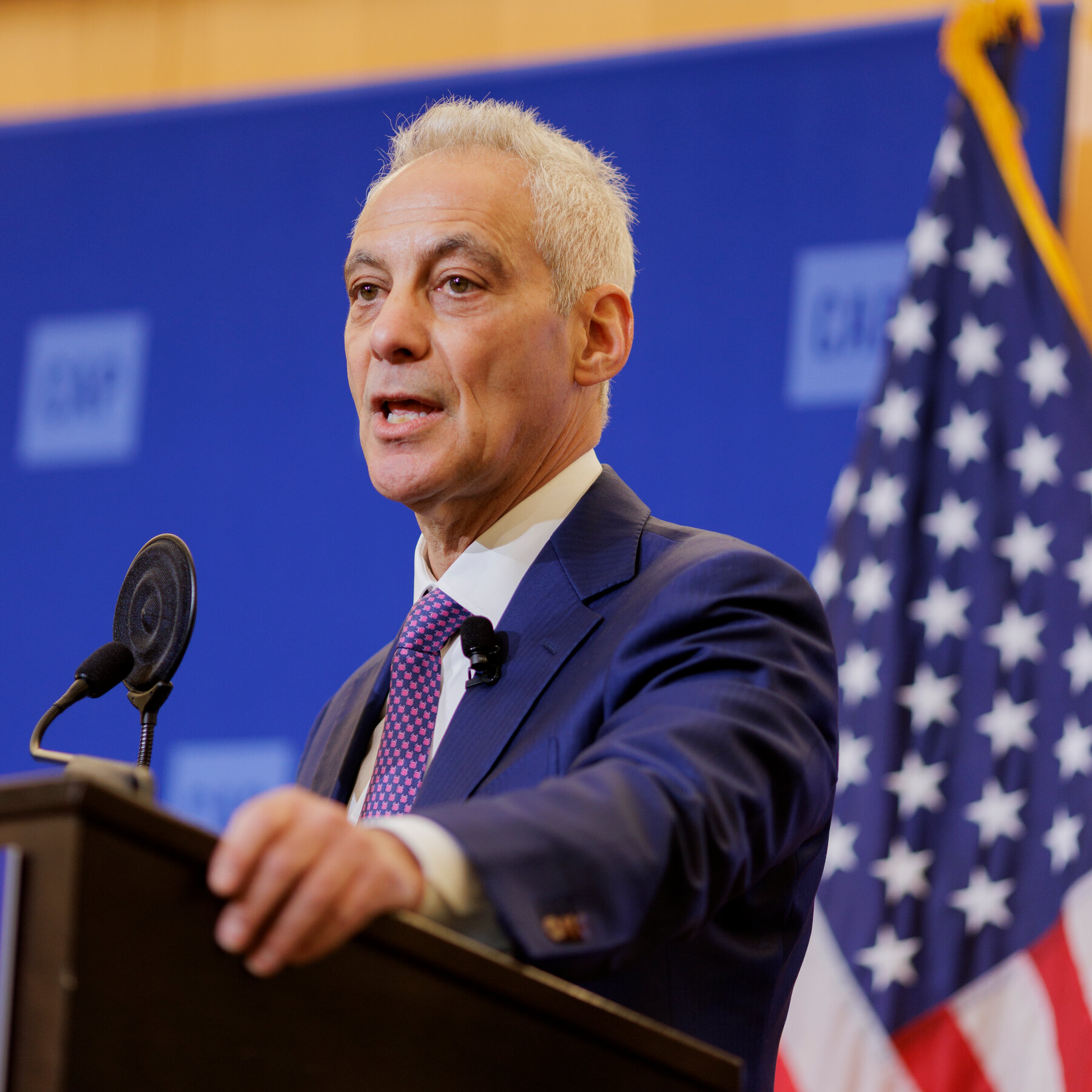 Rahm Emanuel in Tel Aviv Calls for End to Unconditional U.S. Support for Israel