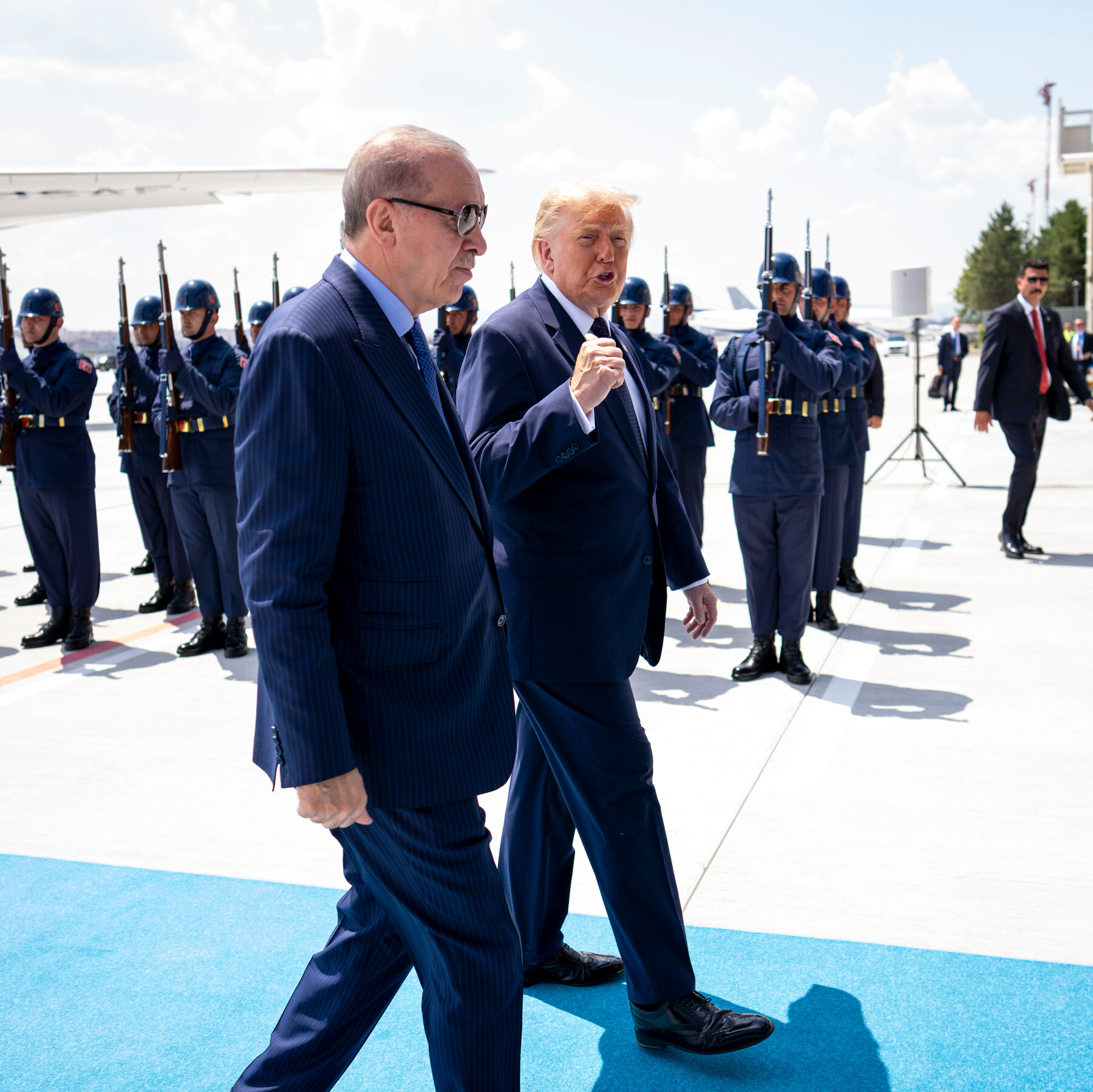 Trump Arrives in Turkey for NATO Summit, Drawing Spotlight
