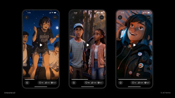 Character.ai launches micro‑drama productions, adds unexpected twist