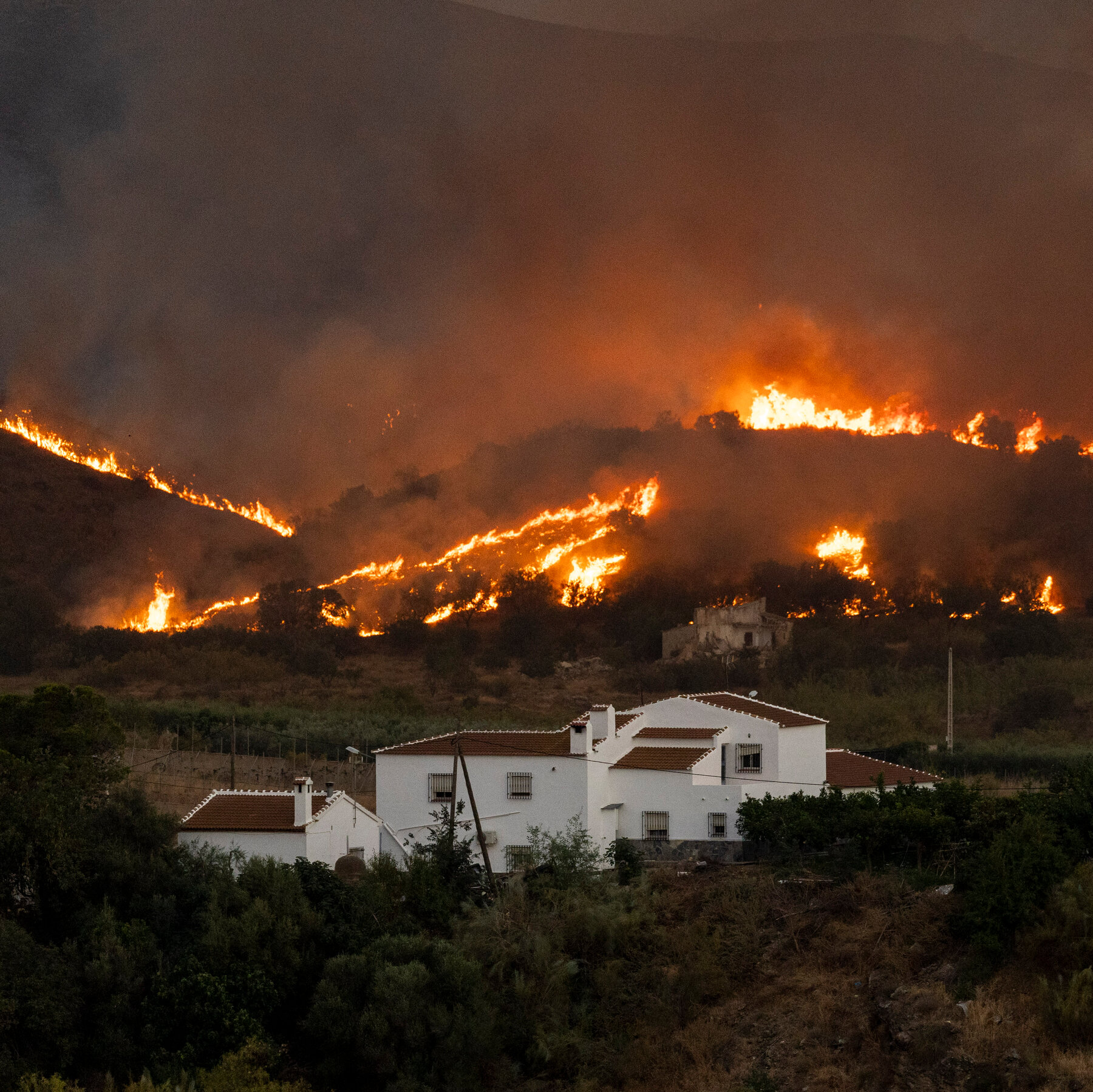 Wildfire in Southern Spain Claims 12 Lives, Leaves Over 20 Missing