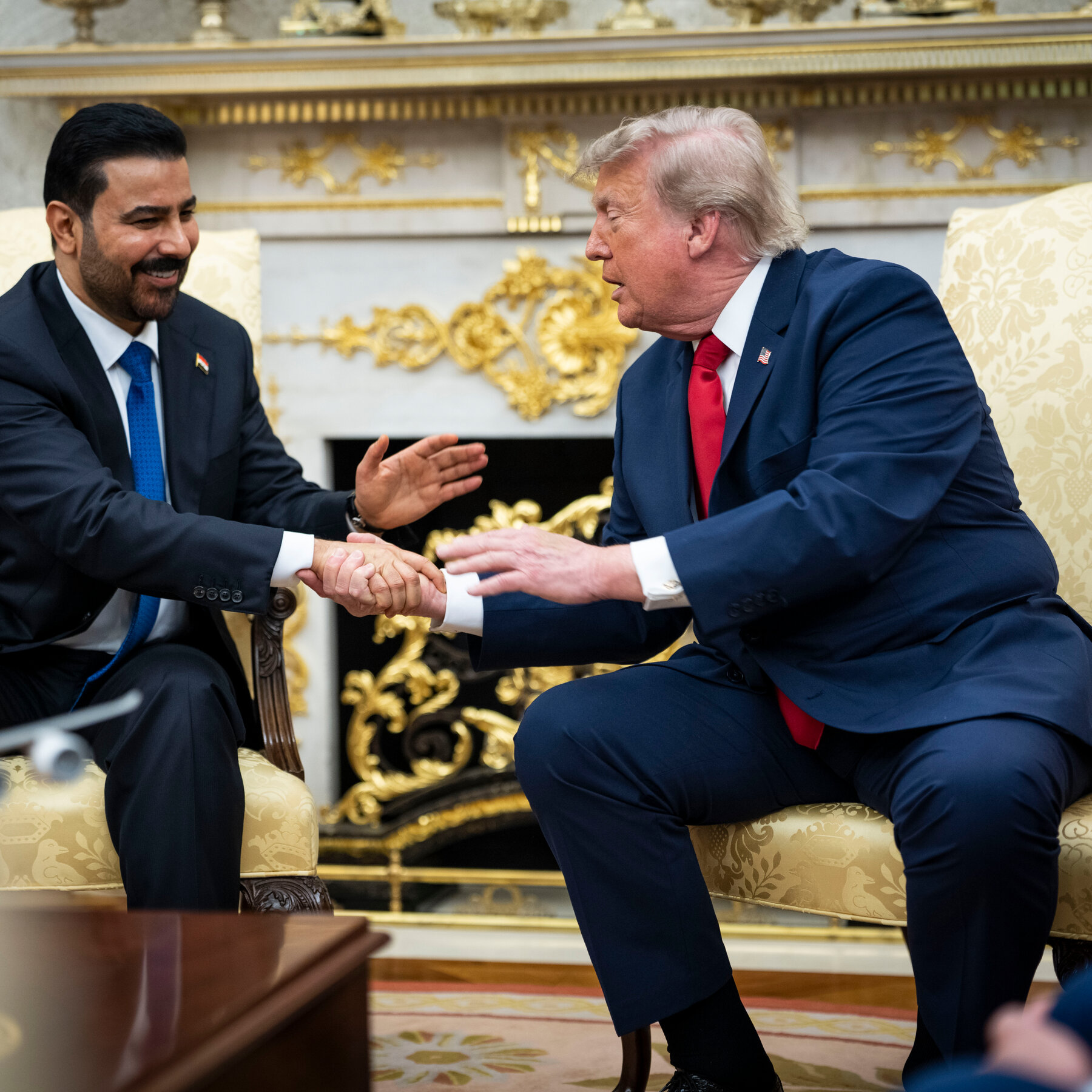 Trump greets Iraq's new prime minister, says 'We love Iraq' during Oval Office meeting