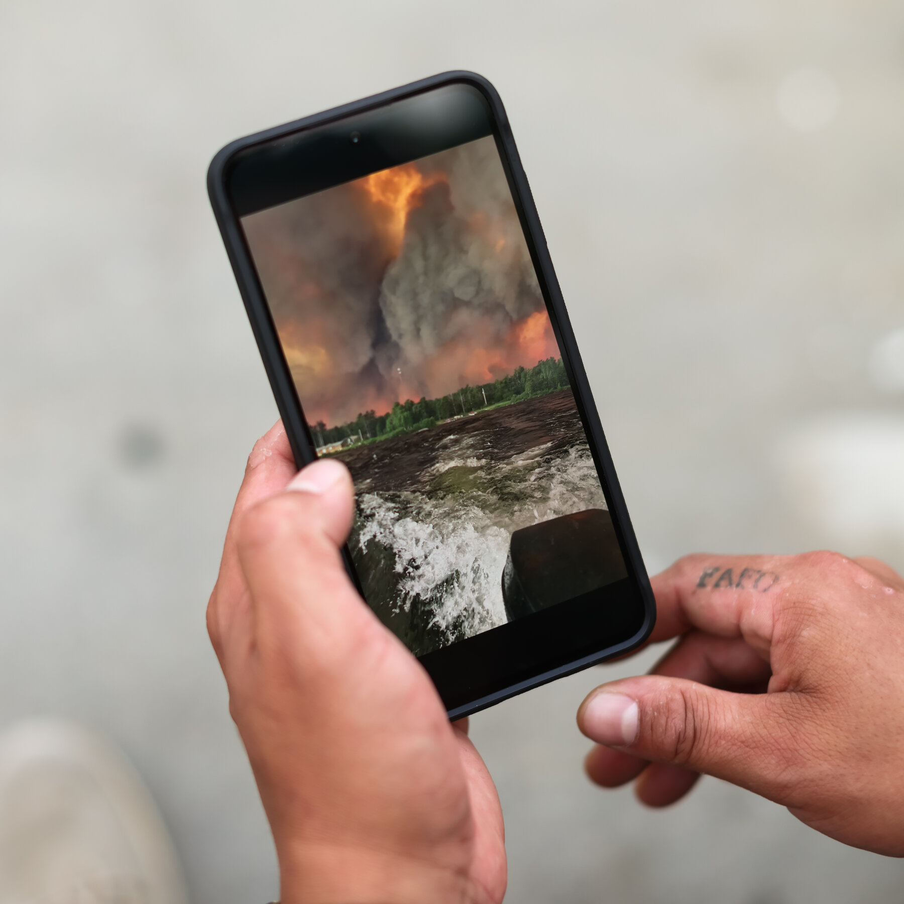 Ontario wildfire evacuees demand answers as flames surge through remote north