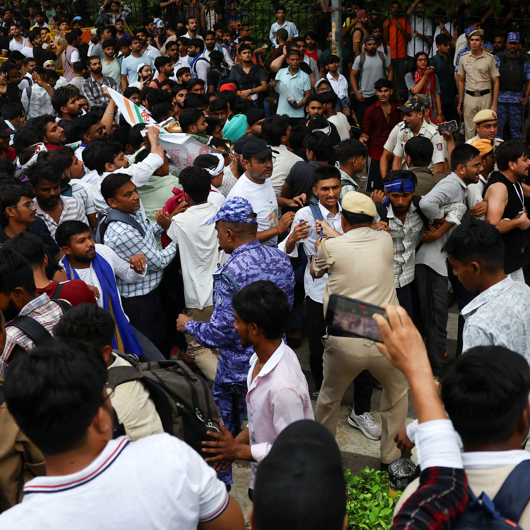 Indian Protesters Plan Parliament March Over Exam Scandal