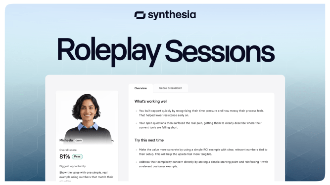 Synthesia Expands AI Training Platform to Include Live Coaching Beyond Videos