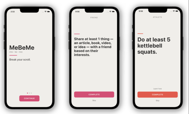 MeBeMe launches ‘Interrupter’ app to curb doomscrolling and boost personal growth