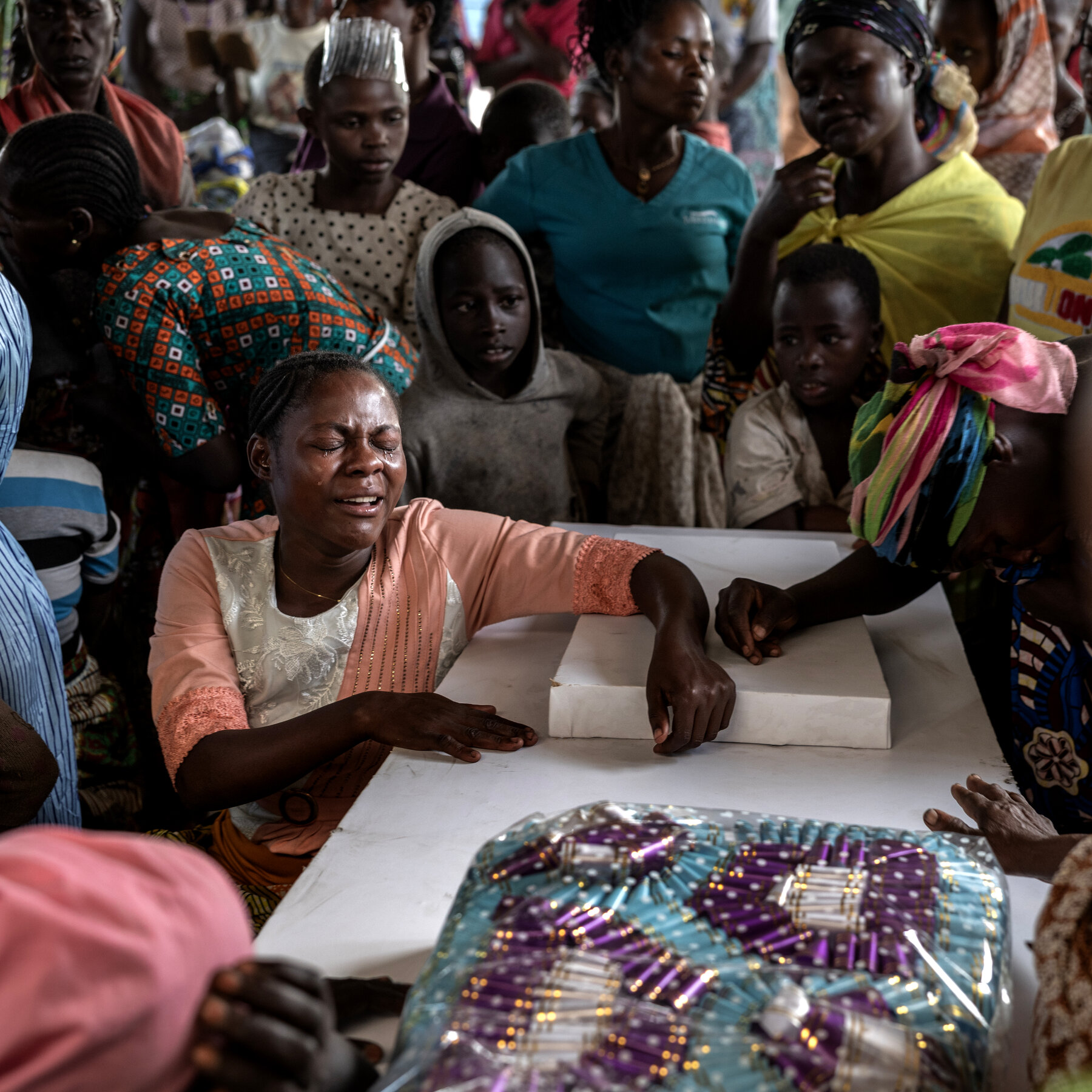 Ebola threatens displaced population in Congo's crowded camps amid water shortage