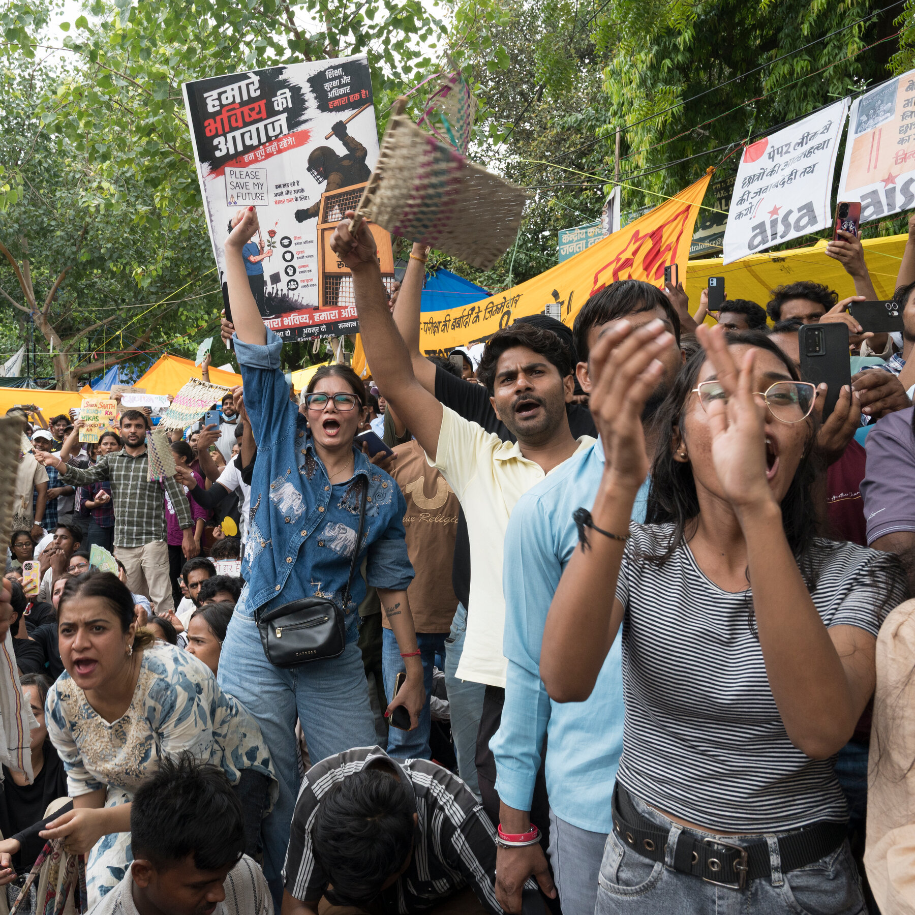 India’s student protesters win compensation for families after exam leak, still demand education minister’s resignation