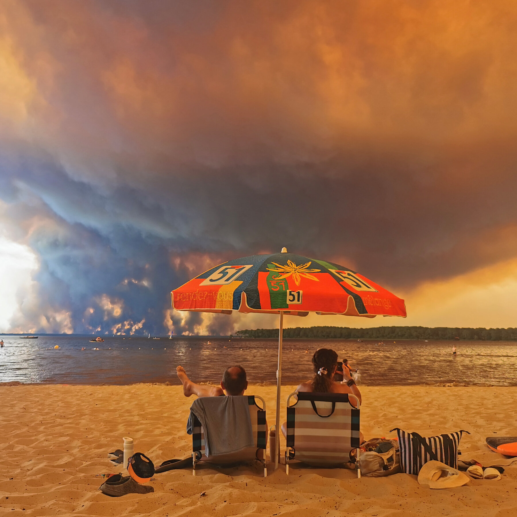 Wildfire Smoke Forces Evacuations Across Spain and France