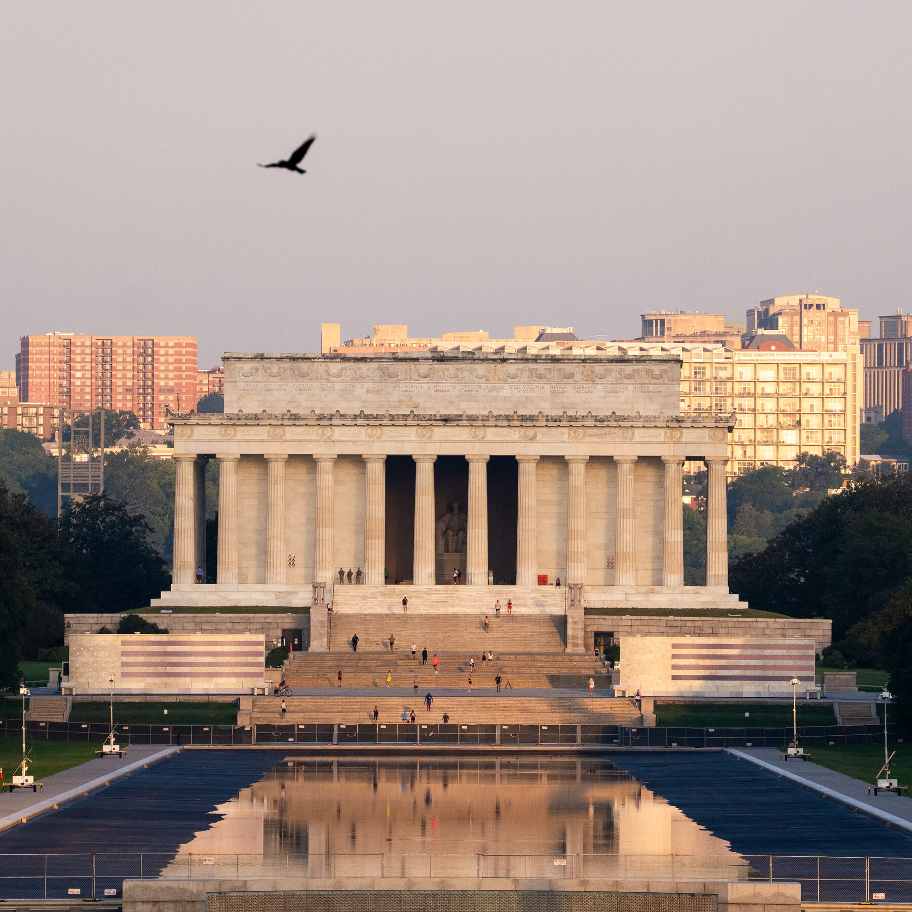 Trump Acknowledges Contractor Error Caused Reflecting Pool Issues