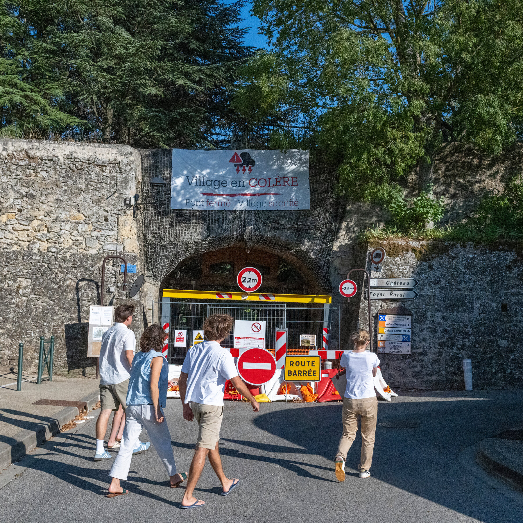 A Village Feud in Provence Centers on an Ancient Castle and a Closed Bridge