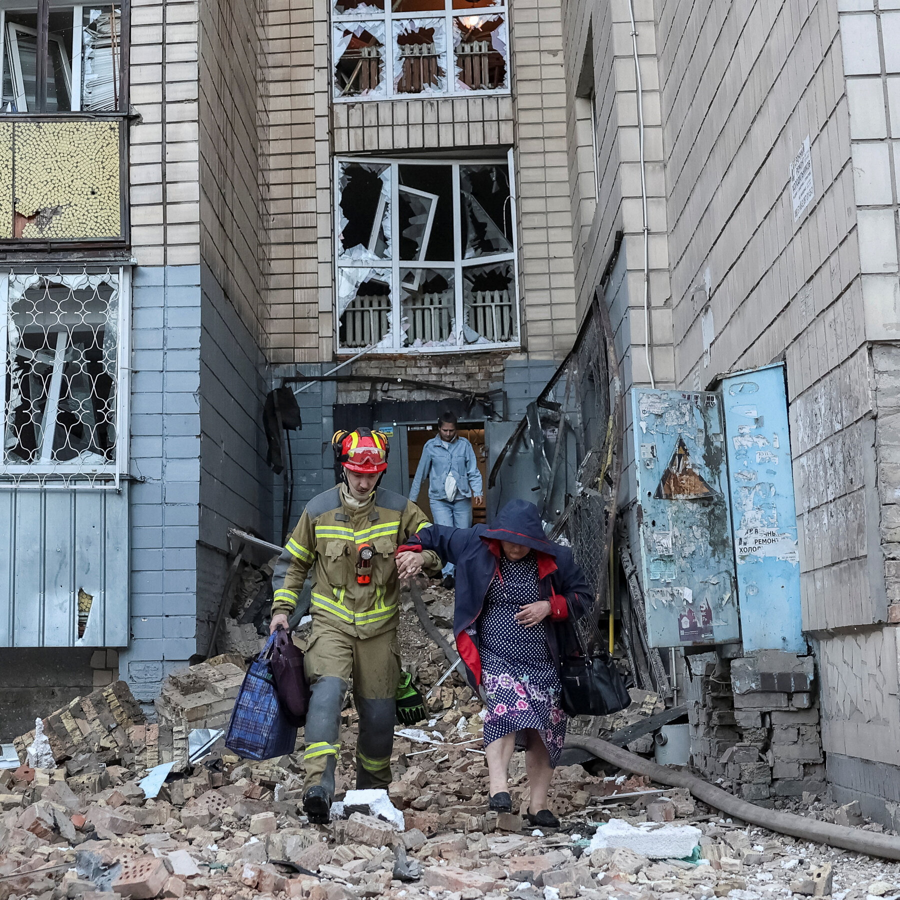 Russian Missile Strikes Kill at Least 13 People in Kyiv Amid Faltering Air Defenses