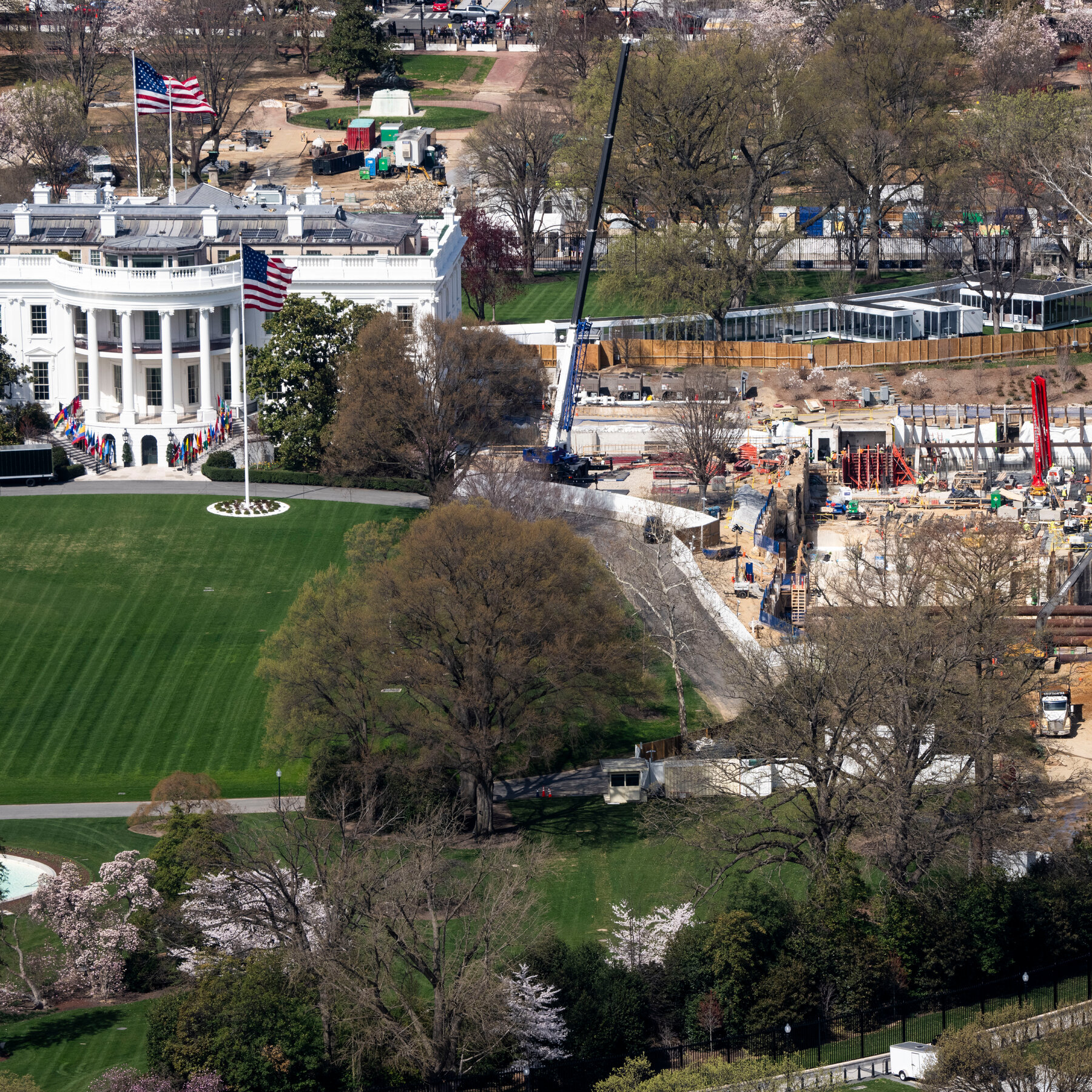 Chief Justice Declines to Halt Trump’s White House Ballroom Construction