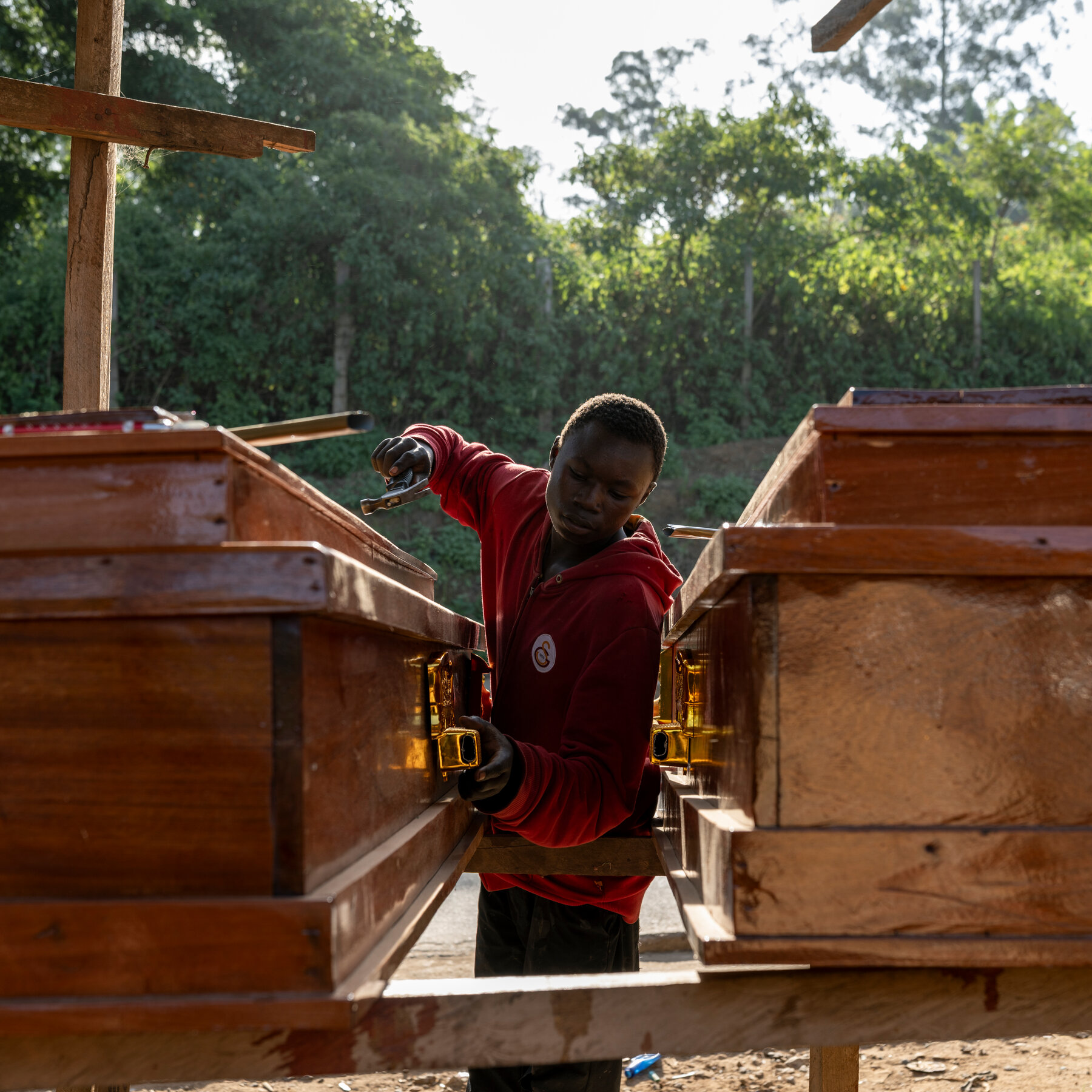 The Business of Coffin Making in a City Ravaged by Ebola