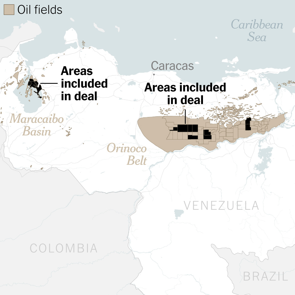 Private Firm Secures Deal to Develop 17 Venezuelan Oil Fields